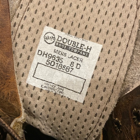 Double H Men’s Lace up Boots - Picture 2 of 11